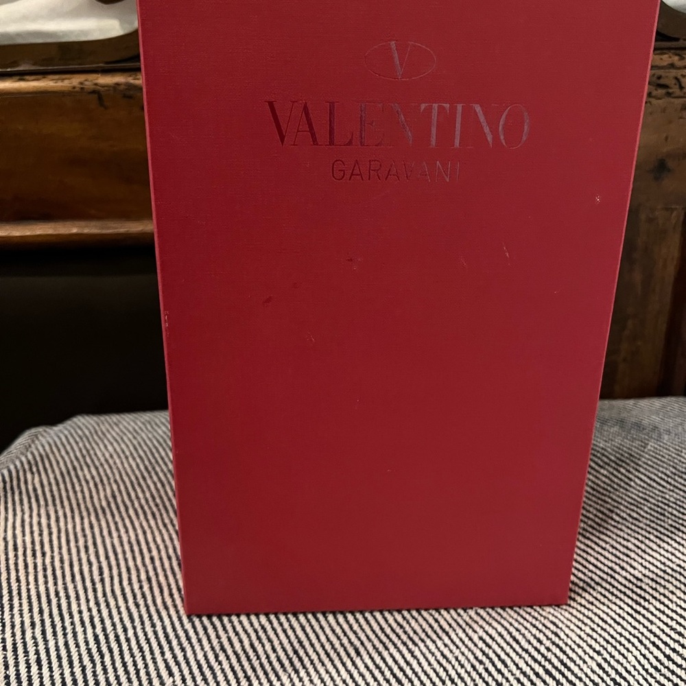 Valentino ballerina flats black w/ tan LIKE NEW - Picture 2 of 14